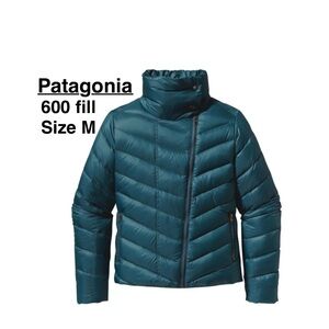 PATAGONIA Women's Prow 600 fill down jacket Size M Tidal Teal /blue ⭐️⭐️⭐️⭐️